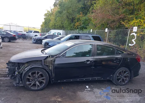 2020 Honda Civic Sport from USA, damaged, VIN 2HGFC2F87LH587793